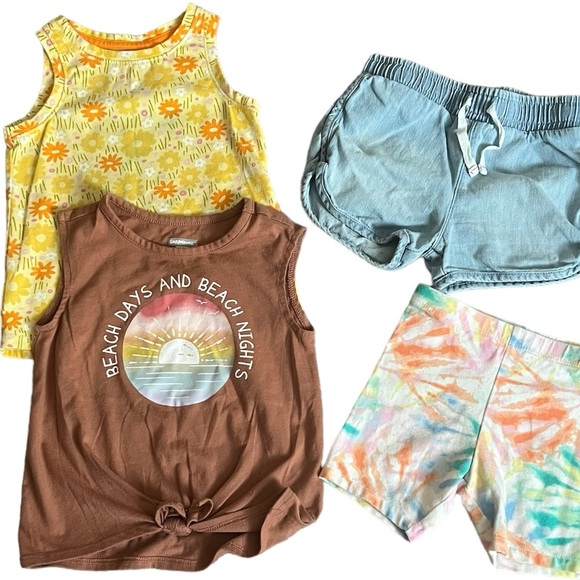 Cat & Jack Other - Toddler girl Tank shirts and Shorts Bundle| 2T